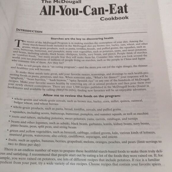 Vintage MacDougall, all you can eat cookbook for heart, disease, cancer, weight - Picture 7 of 8